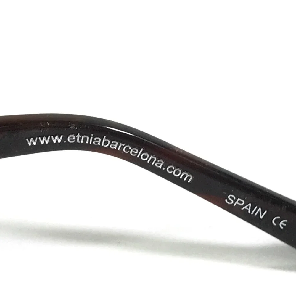 Etnia Eyeglasses Frames MOGADISCIO col.BR Brown Rectangular Full Rim 50-18-135